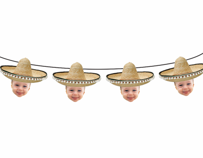 Personalized Sombrero Face Banner