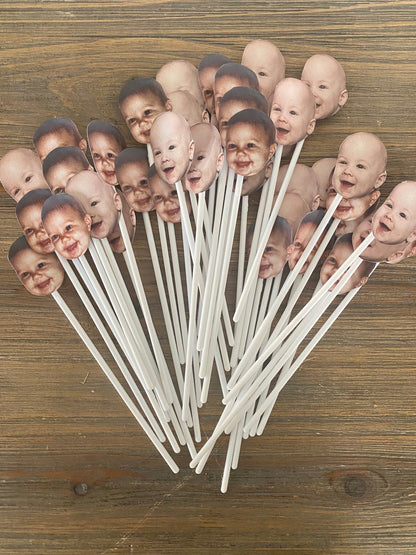 Personalized Face Stir Sticks, Drink Stir, Swizzle Sticks, Stir Sticks, Retirement Face Stir Sticks, Retirement Party