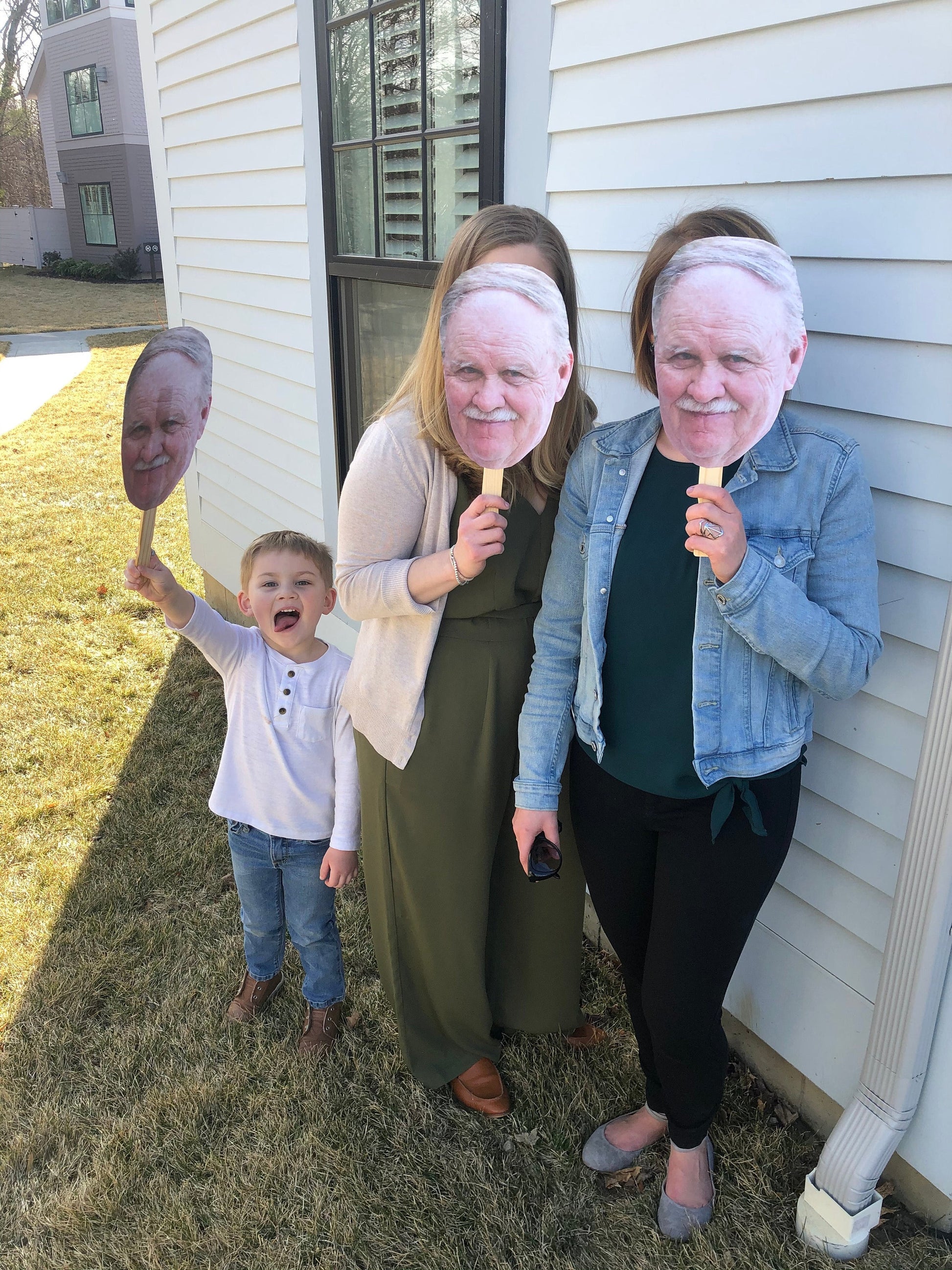 Personalized Face Stick, Face On a Stick Prop, Photo Face Stick, Big Head on a Stick, BIG Photo Face Stick