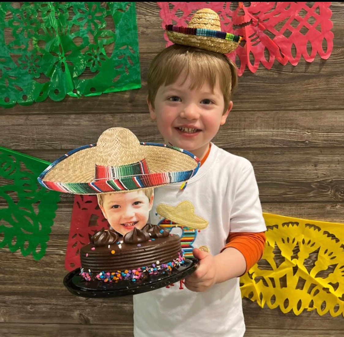 Sombrero Face Cake Topper, Mexican Sombrero Cake Toppers, Mexican Fiesta Cake topper, Fiesta Cake Toppers, Mexican Party,